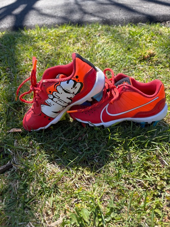 Nike Other - Nike Kids Red and Orange Soccer Cleats